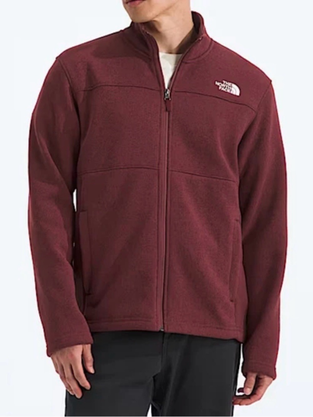 The North Face Men’s Large Gordon Lyons Full Zip New With Tags Sumac Heather